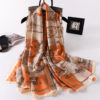 Luxury Brand Printed Silk Scarves