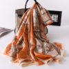 Luxury Brand Printed Silk Scarves - Image 2