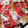 Luxury Brand Printed Silk Scarves - Image 14