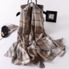 Luxury Brand Printed Silk Scarves - Image 16