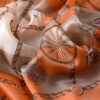 Luxury Brand Printed Silk Scarves - Image 4