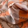 Luxury Brand Printed Silk Scarves - Image 5