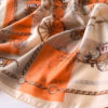 Luxury Brand Printed Silk Scarves - Image 6