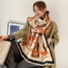 Luxury Chain Print Thick Warm Stole - Image 2