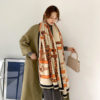 Luxury Chain Print Thick Warm Stole - Image 5