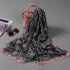 Luxury brand floral print soft scarves - Image 4