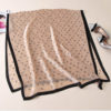 Luxury brand floral print soft scarves - Image 9