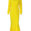 Maxi Dresses Long Sleeves Polyester Floor Length Hooded Dress
