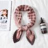 New Design Crinkle Dot Print Silk Scarf