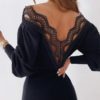 Nightclub open back knee length dress - Image 6