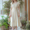 Nightdress Pajamas V-Neck Short Sleeves Cotton Sleepwear - Image 4