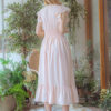 Nightdress Pajamas V-Neck Short Sleeves Cotton Sleepwear - Image 6