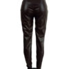 PU Leather Natural Waist Skinny Trousers - Image 2
