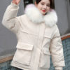 Pockets Hooded Zipper Long Sleeves Casual Coat Outerwear