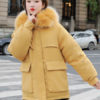Pockets Hooded Zipper Long Sleeves Casual Coat Outerwear - Image 7
