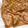 Printed Real Silk Small Square Neck Scarf - Image 4