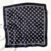 Printed Real Silk Small Square Neck Scarf - Image 3