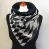 Rhombus Printing Versatile Thick Warm Shawl Fashion Scarf
