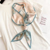 Silk Long Skinny Scarf for Neck - Image 2