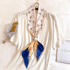 Silk Long Skinny Scarf for Neck - Image 7