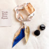 Silk Long Skinny Scarf for Neck - Image 8