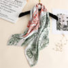 Square Silk Scarf Horse Print - Image 5