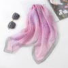 Striped Print Chiffon Neck Scarf - Image 5