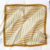 Striped Print Silk Hair Small Square Neck Scarf - Image 9