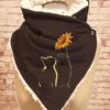 Thick Casual Cat Printed Adjustable Neck Wrap Warm Scarf