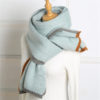 Warm Knit Cashmere Soft Scarf - Image 5