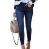 Casual Zipper Slim Long Denim Jeans - Image 3