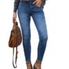 Casual Zipper Slim Long Denim Jeans - Image 5
