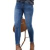 Casual Zipper Slim Long Denim Jeans - Image 6