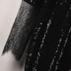Fashion Sexy V-neck Sequined Long Sleeve Lace Hollow Dress - Image 10