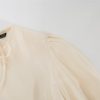 Fashion Solid Color Flare Sleeve Blouse - Image 6