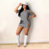 Fashion Solid Color Hollow Out Mini Dress - Image 8