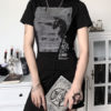 Gothic Cotton Bodycon Long Sleeves Retro Dress - Image 2