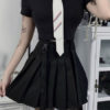 Gothic Shirt Academic Cotton Retro Tops - Image 9