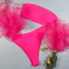 Mesh sleeve casual bandeau bikini - Image 21