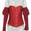 Off Shoulder Long Sleeve Solid Color Blouse - Image 11