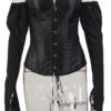 Off Shoulder Long Sleeve Solid Color Blouse - Image 12