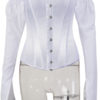 Off Shoulder Long Sleeve Solid Color Blouse - Image 14