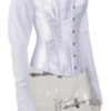 Off Shoulder Long Sleeve Solid Color Blouse - Image 16