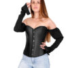Off Shoulder Long Sleeve Solid Color Blouse - Image 8