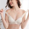 Plus Size Front Closure Wireless Lace Bra - Image 8