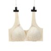Plus Size Front Closure Wireless Lace Bra - Image 14
