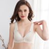 Plus Size Front Closure Wireless Lace Bra - Image 15
