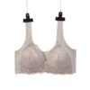 Plus Size Front Closure Wireless Lace Bra - Image 5
