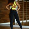 Sexy Bandage Jumpsuit Pants Stretch Pants Sports Wear - Image 3