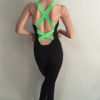 Sexy Bandage Jumpsuit Pants Stretch Pants Sports Wear - Image 8